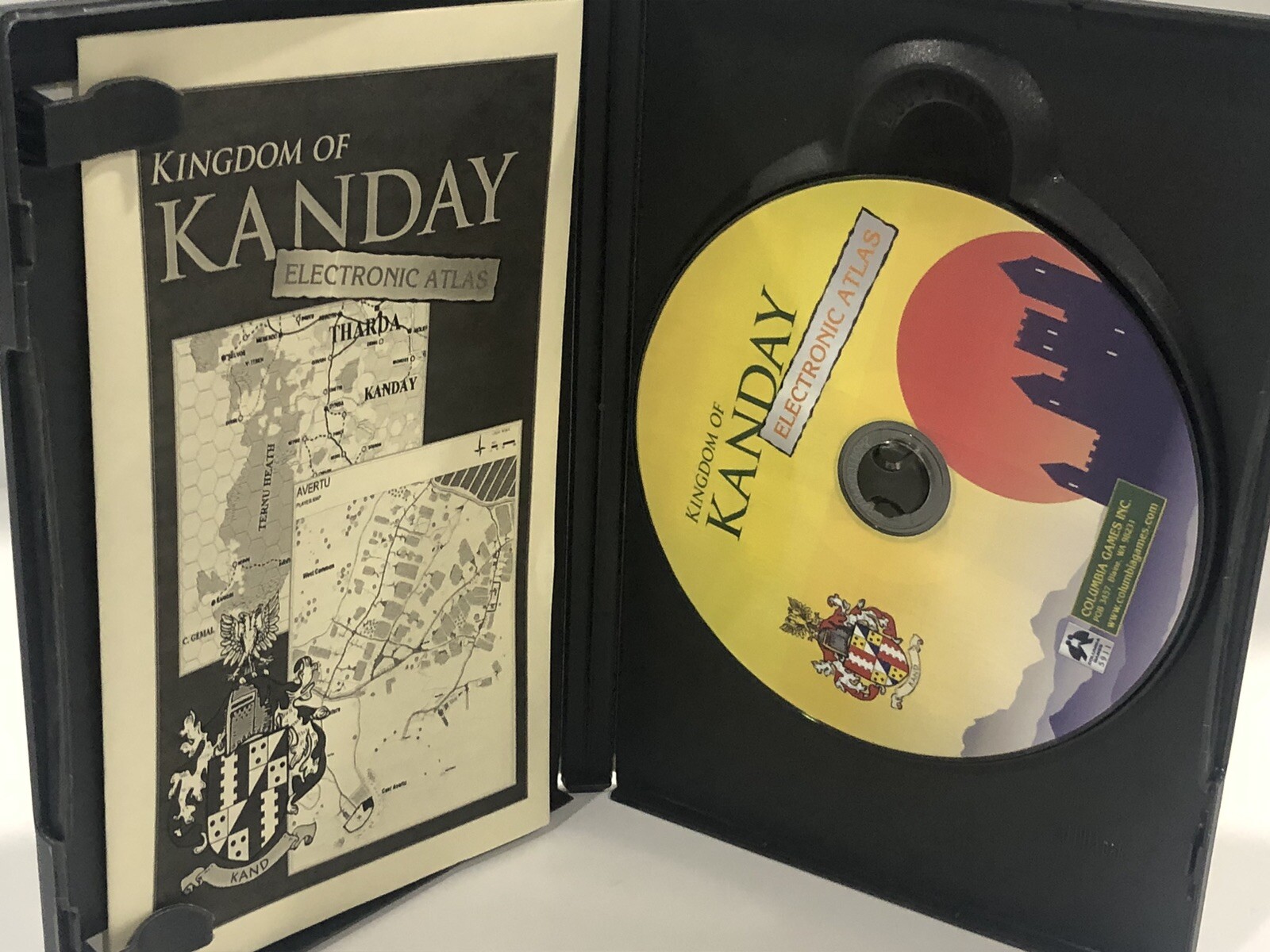 Harnmaster Kingdom Of Kanday Electronic Atlas CD ROM 2007 PC Fantasy Role Play