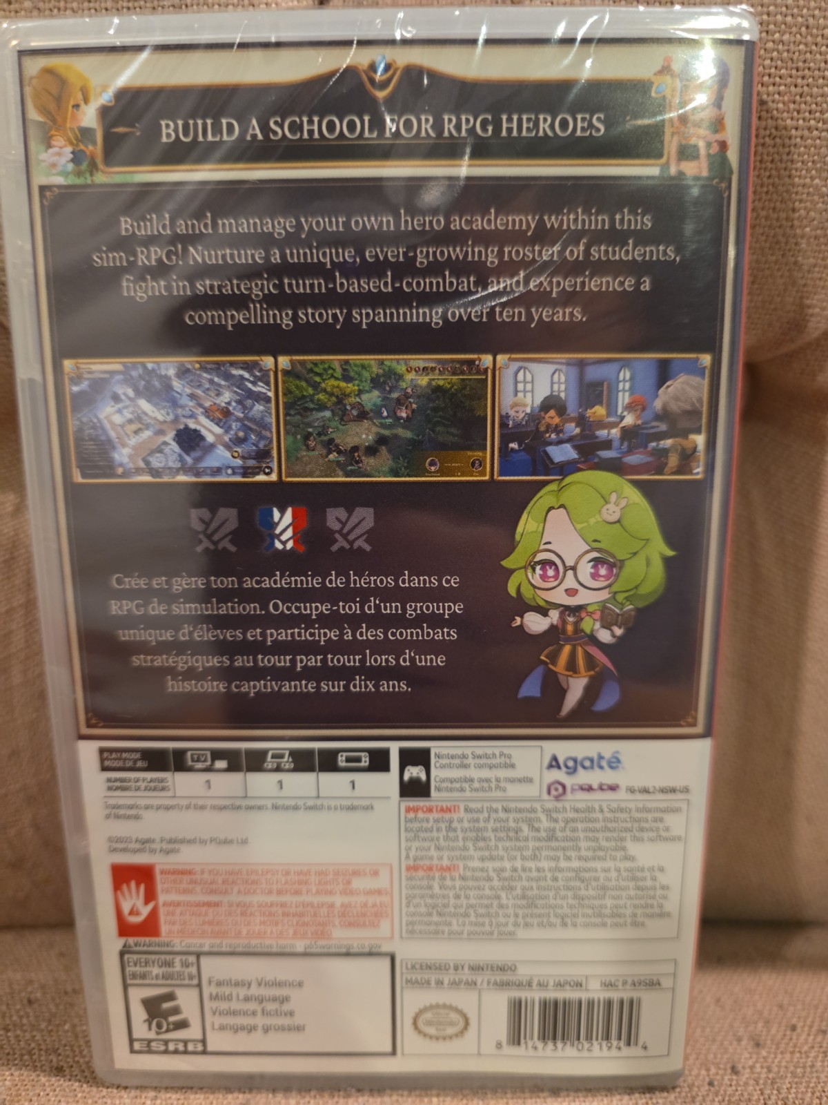 Valthirian Arc: Hero School Story 2 – Nintendo Switch – Brand New