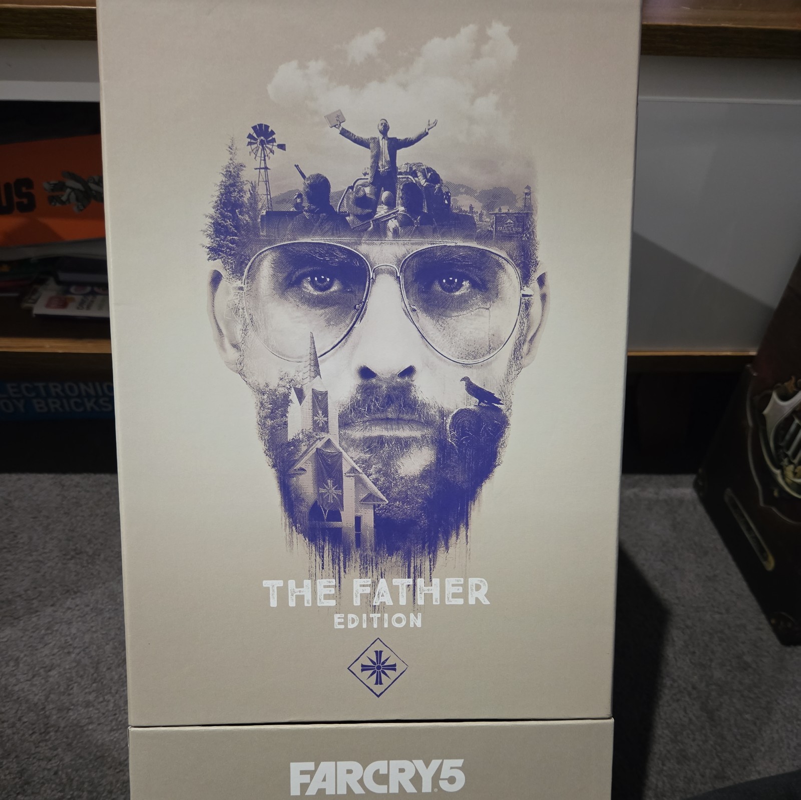 Far Cry 5 Father Collectors Edition Joseph Seed Figure Statue Video Game Ubisoft