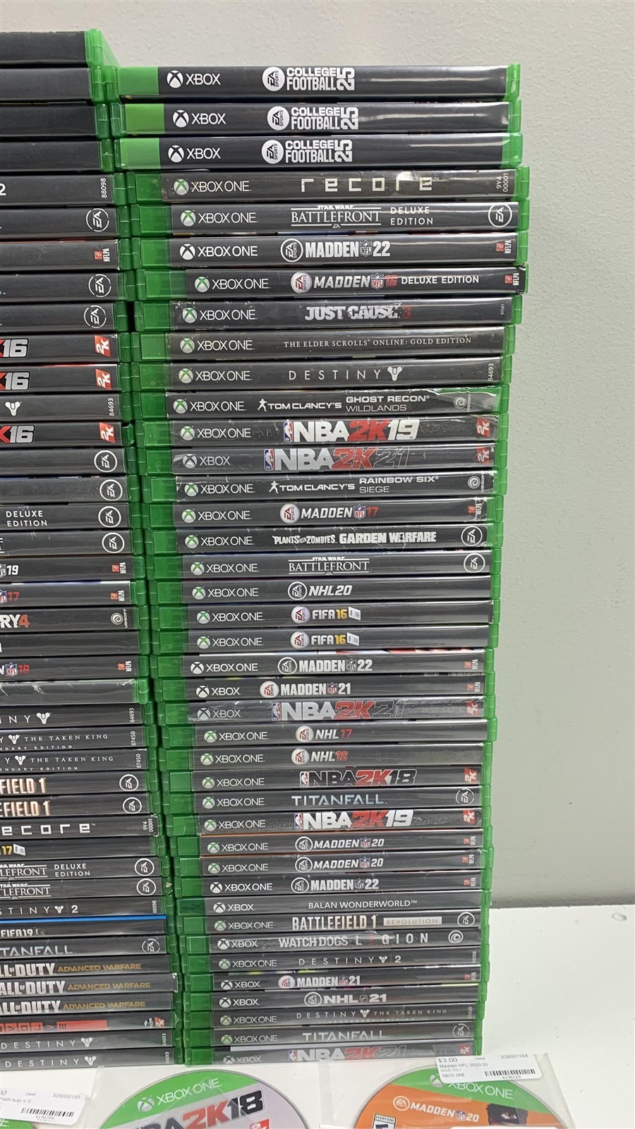 Lot of 230 Xbox One & Series X Games Mixed Titles Bulk Wholesale Tested