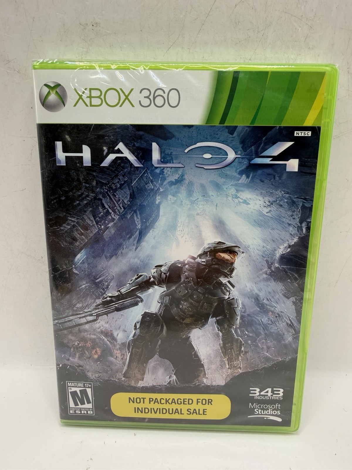 Halo 4 Microsoft Xbox 360 Factory Sealed Not For Resale Version New Unopened