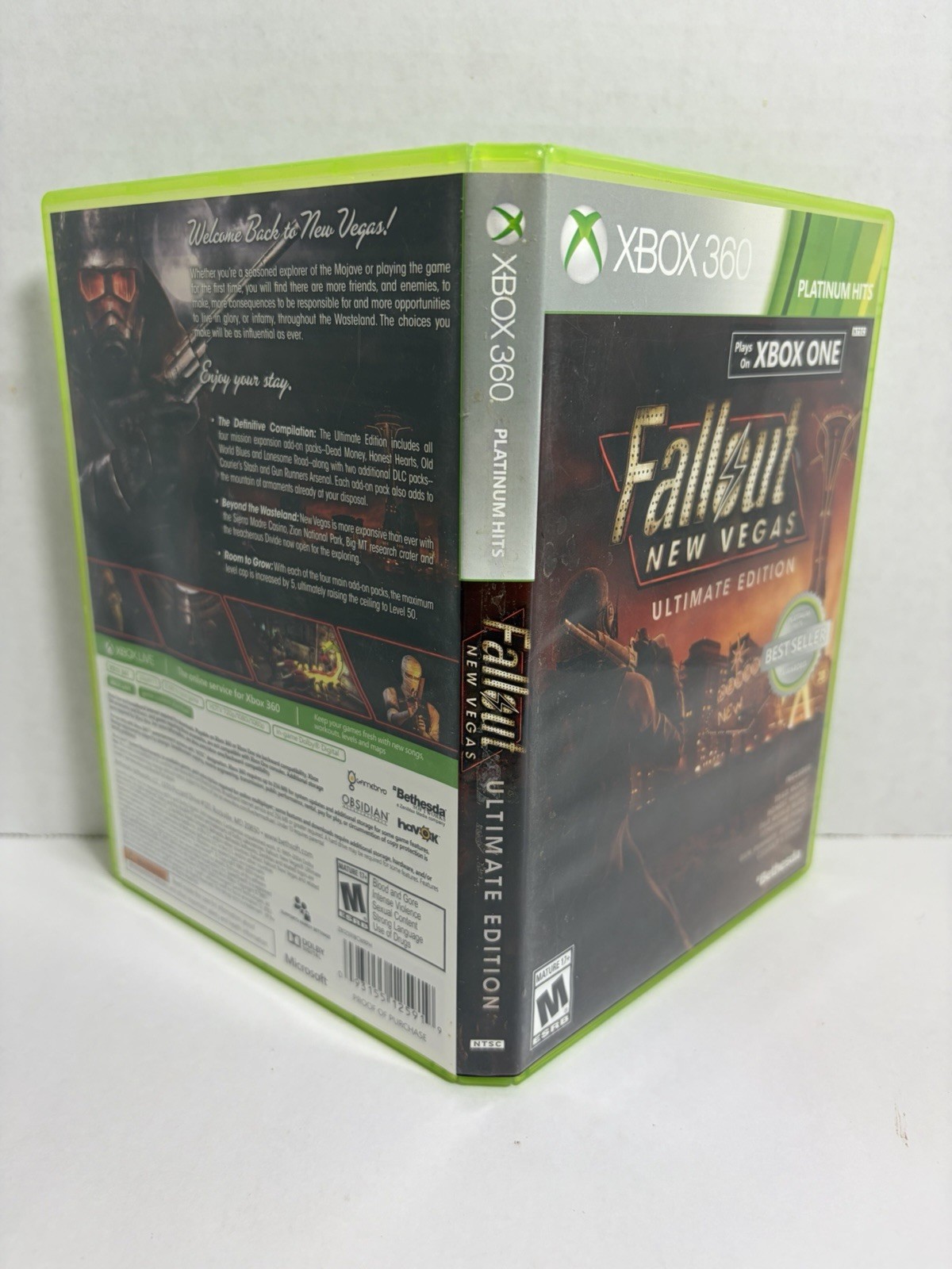 Fallout: New Vegas [Ultimate Edition] (Microsoft Xbox 360, 2012) 2 Discs Tested
