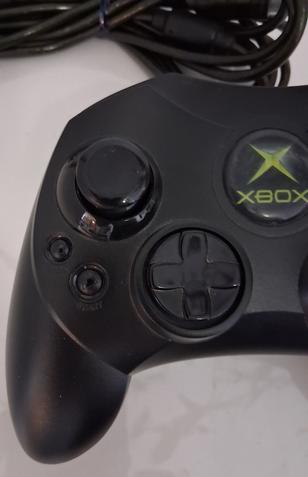 Xbox Controller S Wired Black Model X08-69873 Original Tested Nice Thumbsticks