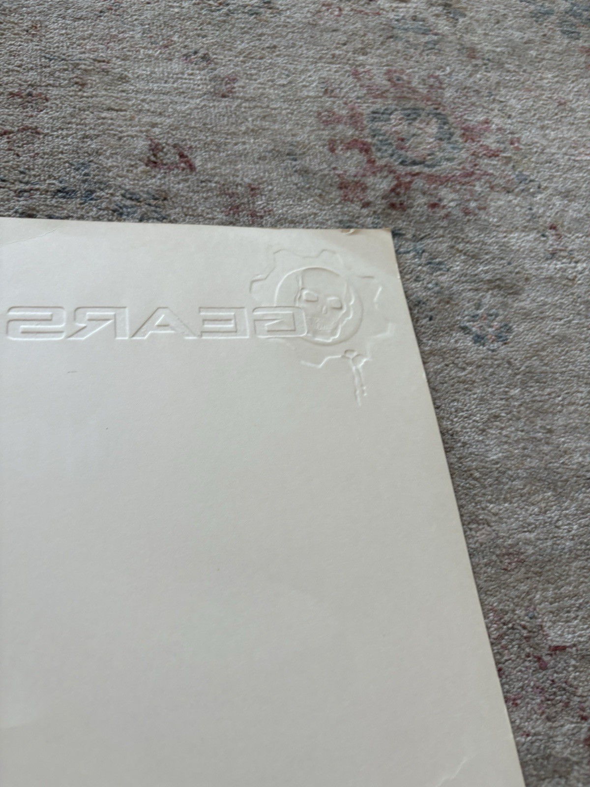 Gears of War 2 Xbox 360 Promo Launch Poster 22″x28″ 2008 Microsoft Rare XB360