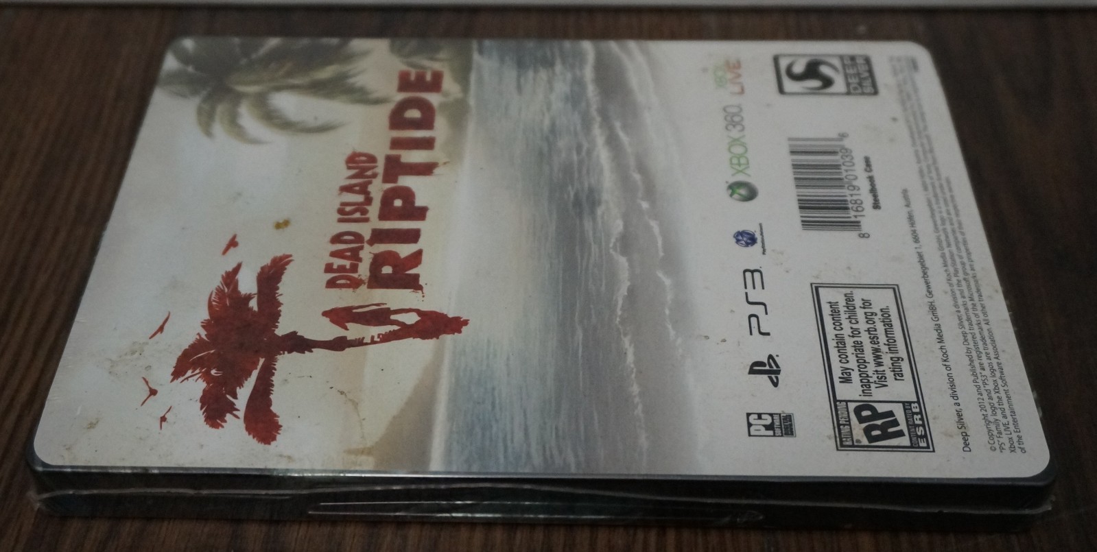 New! Dead Island Riptide – Collectible “G1” Steelbook Case (Game Not Included)