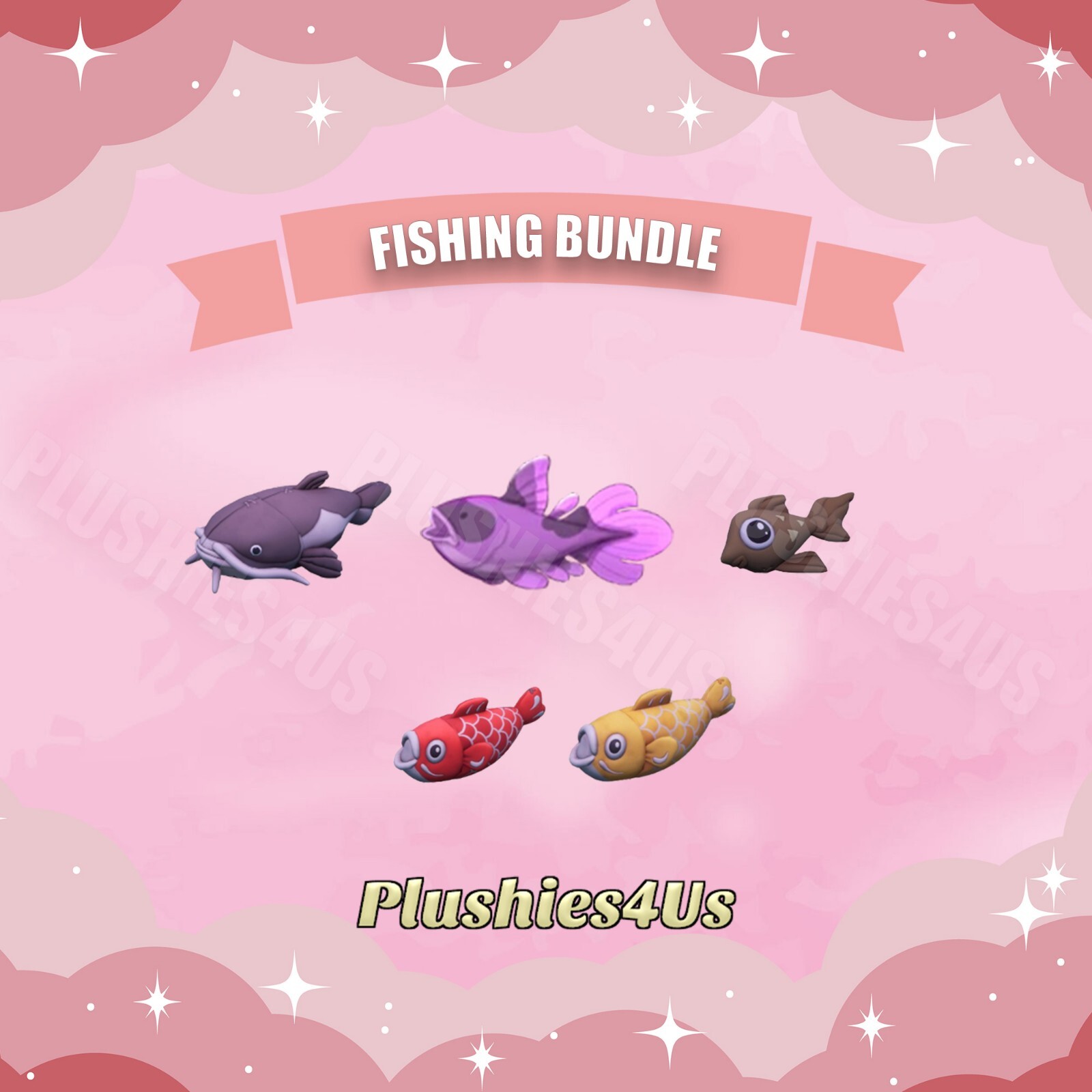 Palia Fishing Bundle, Palia Plushies