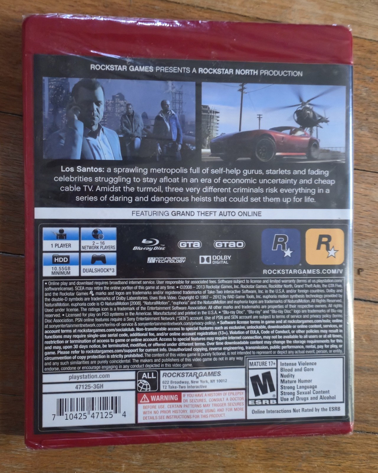 Grand Theft Auto V (PlayStation 3, 2013)