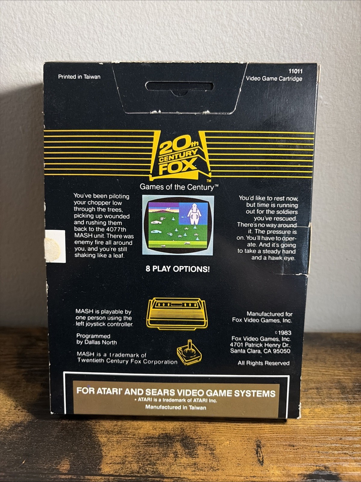 MASH 20th Century Fox (Atari 2600, 1983) Complete In Box CIB.