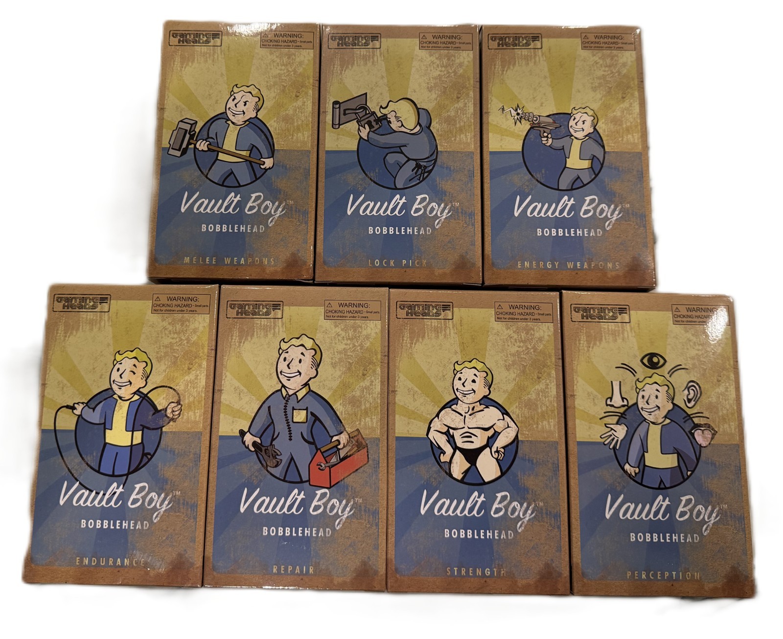 BUY ALL 7 AND SAVE ON SHIPPING 5″ Fallout Vault Boy Bobblehead 111 Series #1