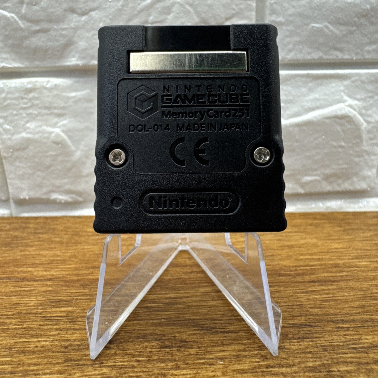 Official Nintendo GameCube Black Memory Card 251 Blocks (DOL-014) Genuine OEM