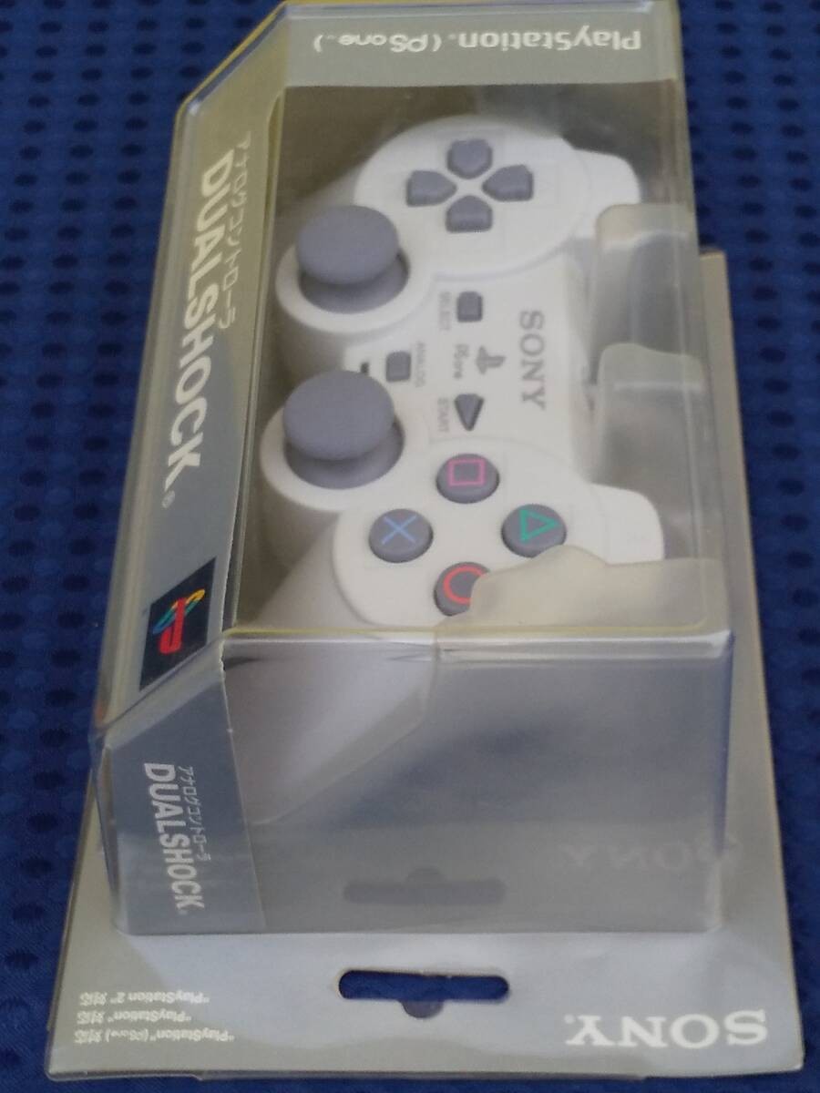 Sony PS One Controller Dualshock Light Gray SCPH-110 PlayStation PS1 PS2 JP NOS