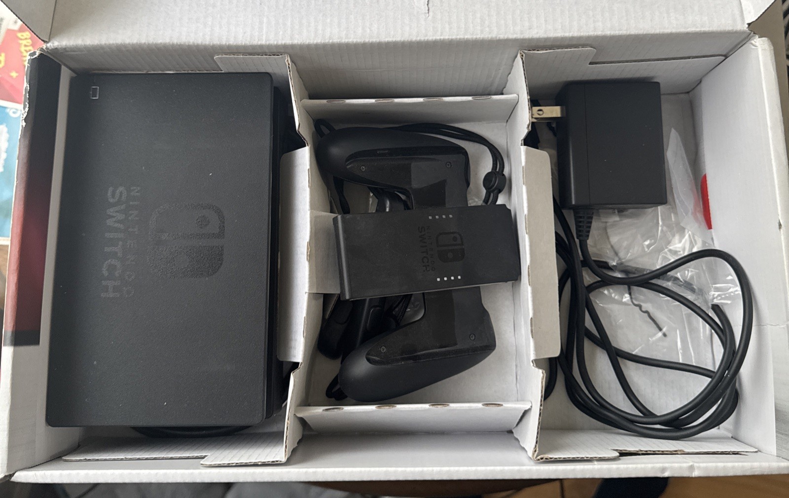 Nintendo Switch Console Neon Blue & Red HAC-001 POTENTIALLY UNPATCHED CIB