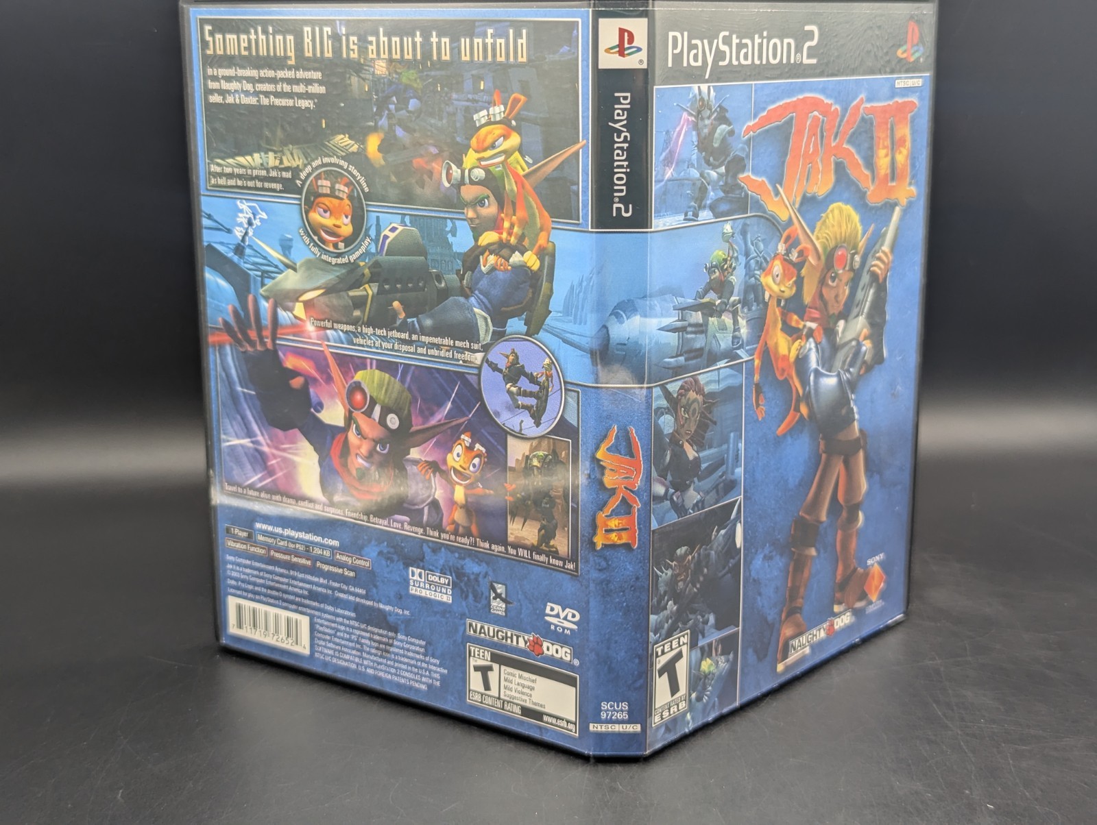 Jak II ( Sony PlayStation 2 PS2 ) CIB W/ Reg Card – Mint Disc – Pristine- Tested