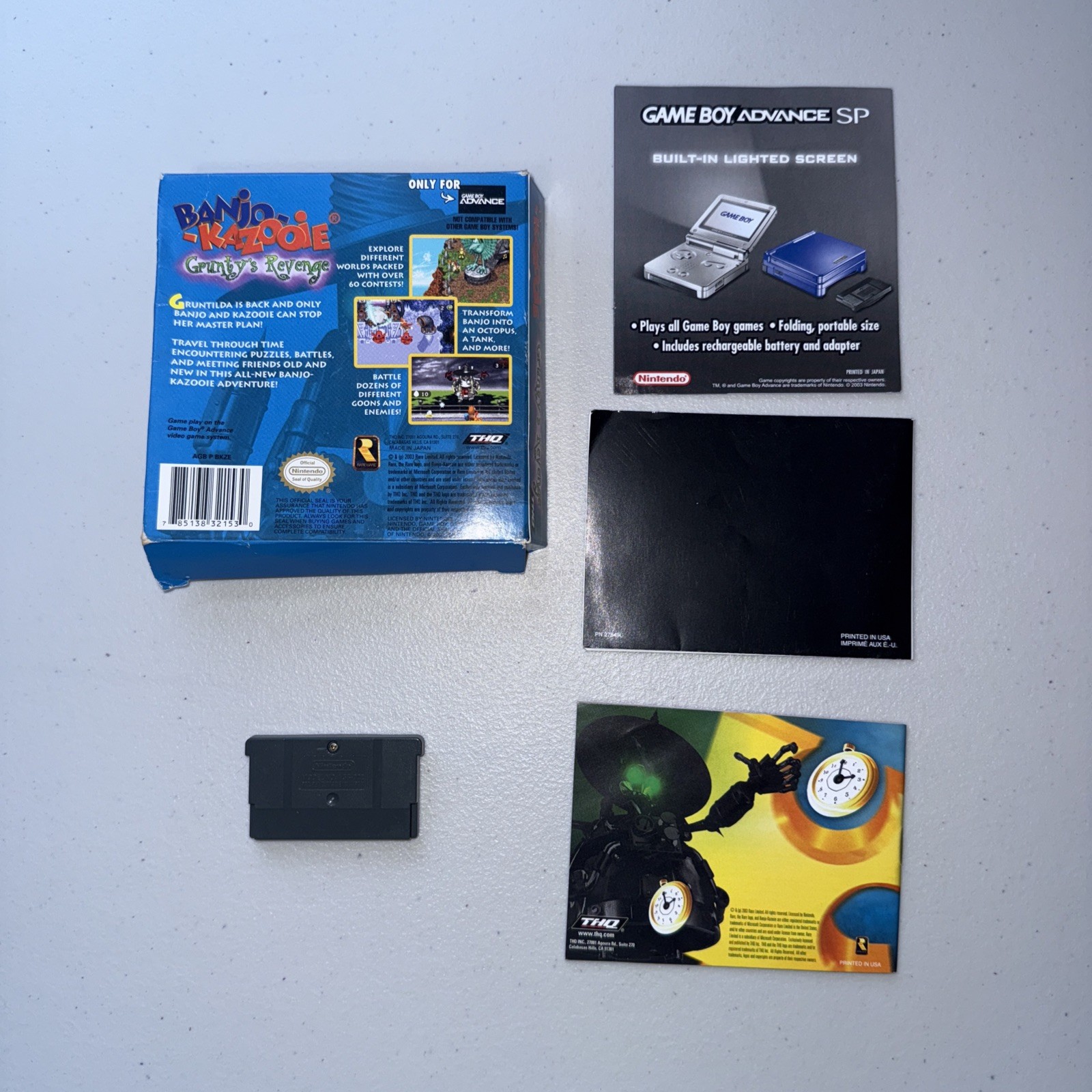 Banjo-Kazooie: Grunty’s Revenge (Nintendo Game Boy Advance, 2003) CIB