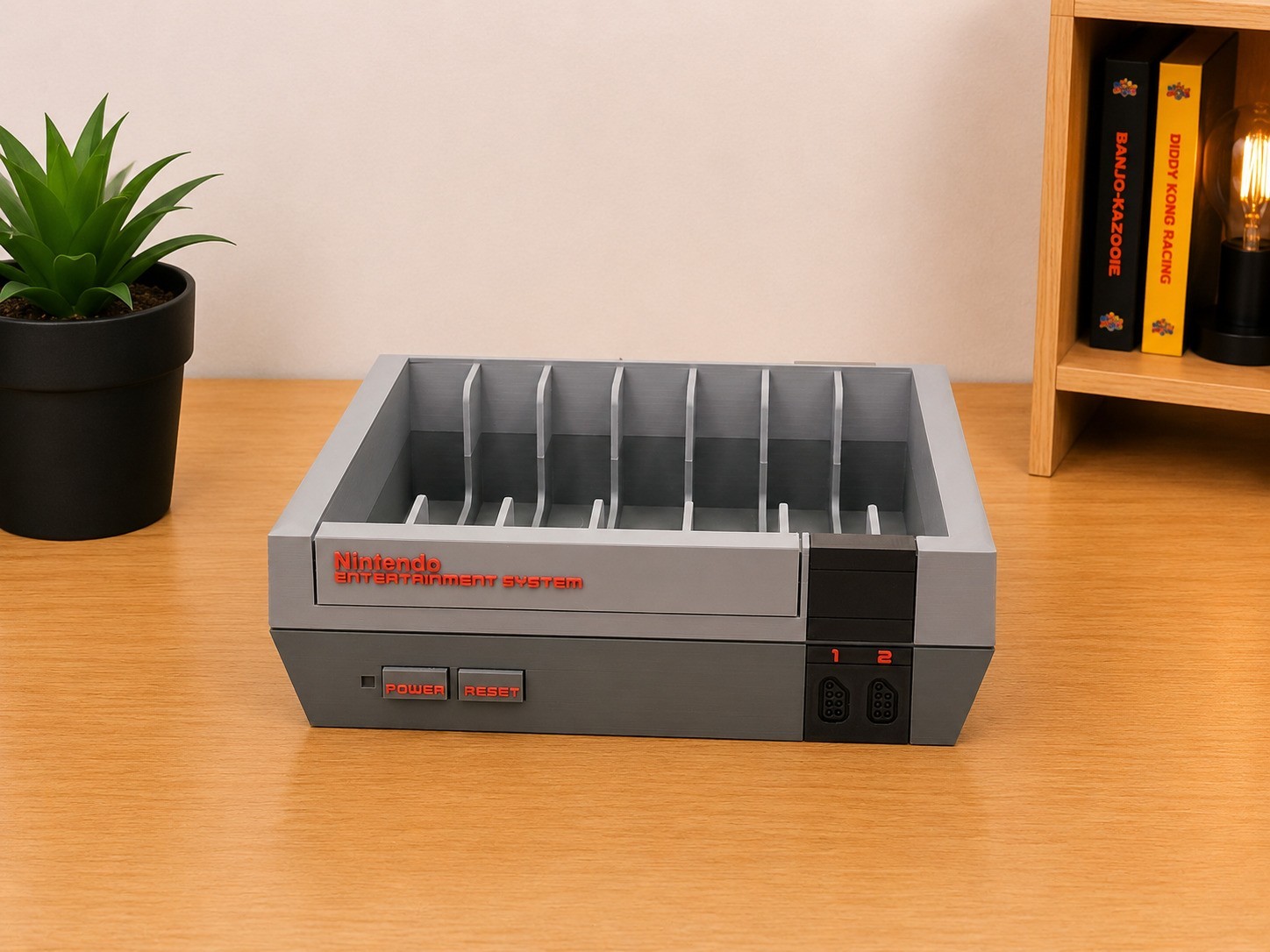 Nintendo Entertainment System (NES) Video Game Holder (7 Games) | Free Shipping
