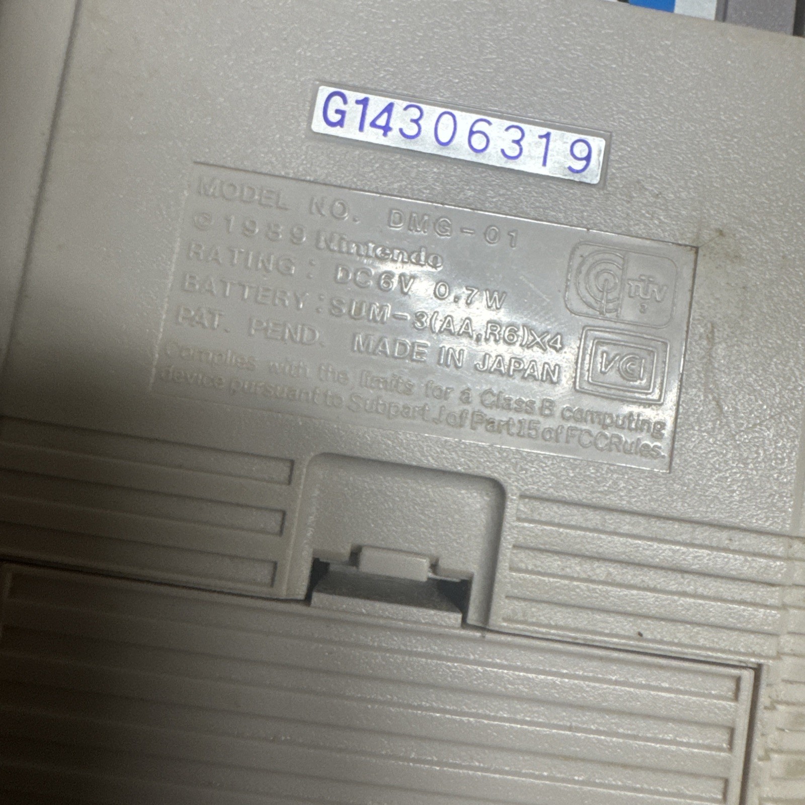 Nintendo Game Boy DMG-01 Original Gray Handheld 1989 Working + Tetris, paperboy
