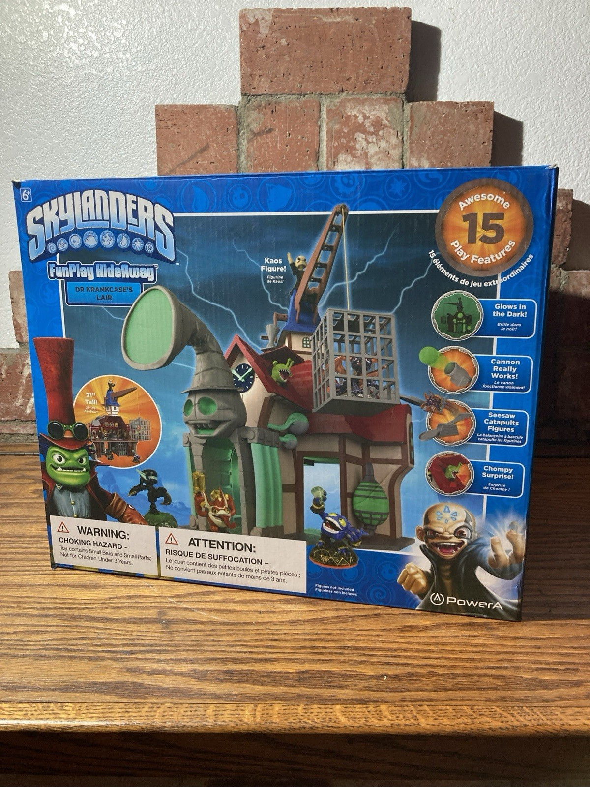 Skylanders Funplay Hideaway Dr. Krankcase’s Lair Playset Kaos. Very Rare