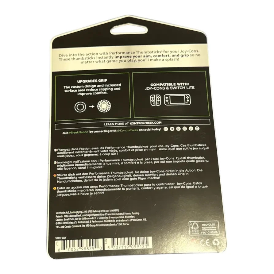 KontrolFreek FPS Thumbsticks Nintendo Switch Splash Edition Ships Fast