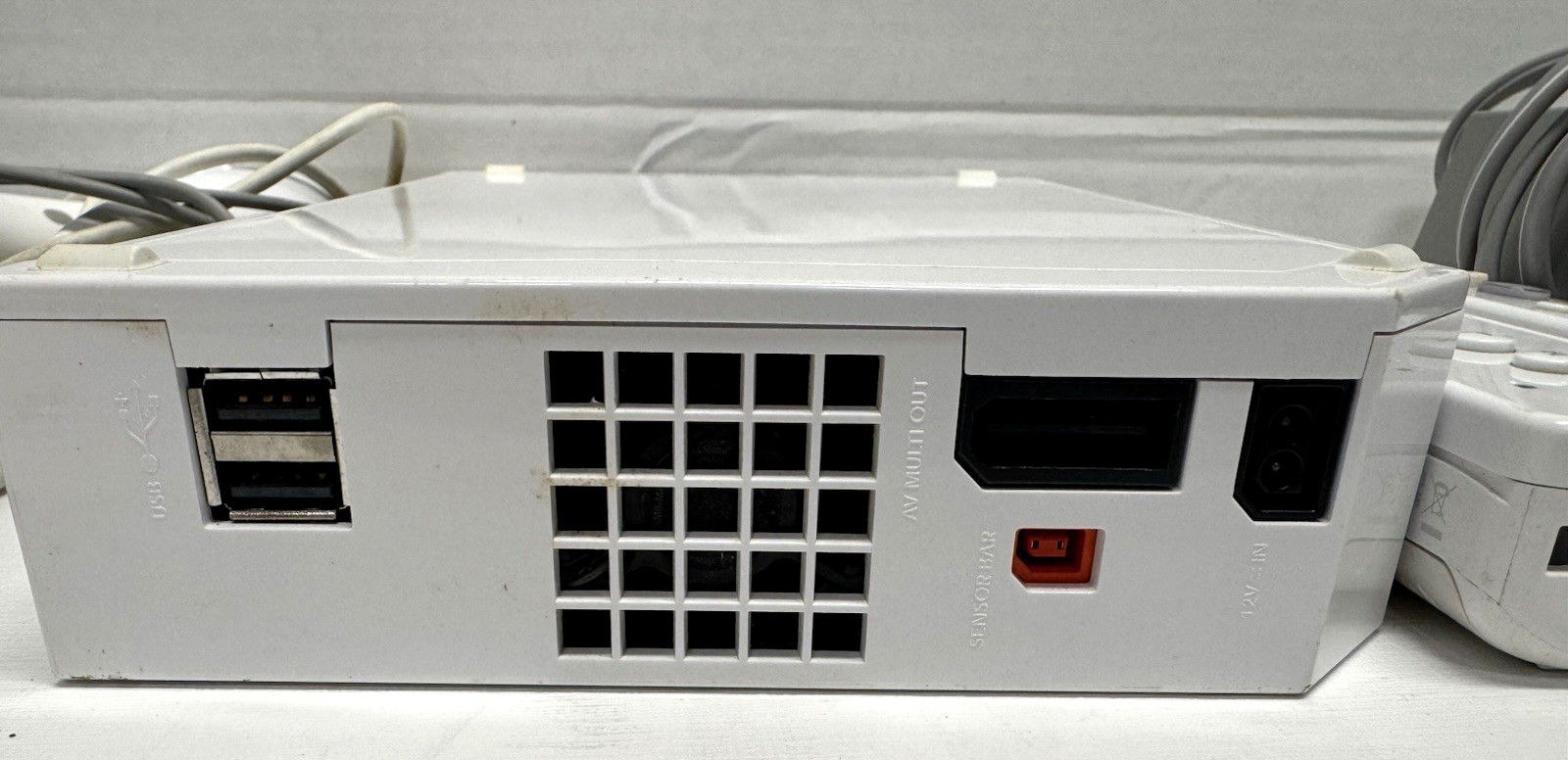 Nintendo Wii RVL-001 Console White Complete With Power Cables Controller