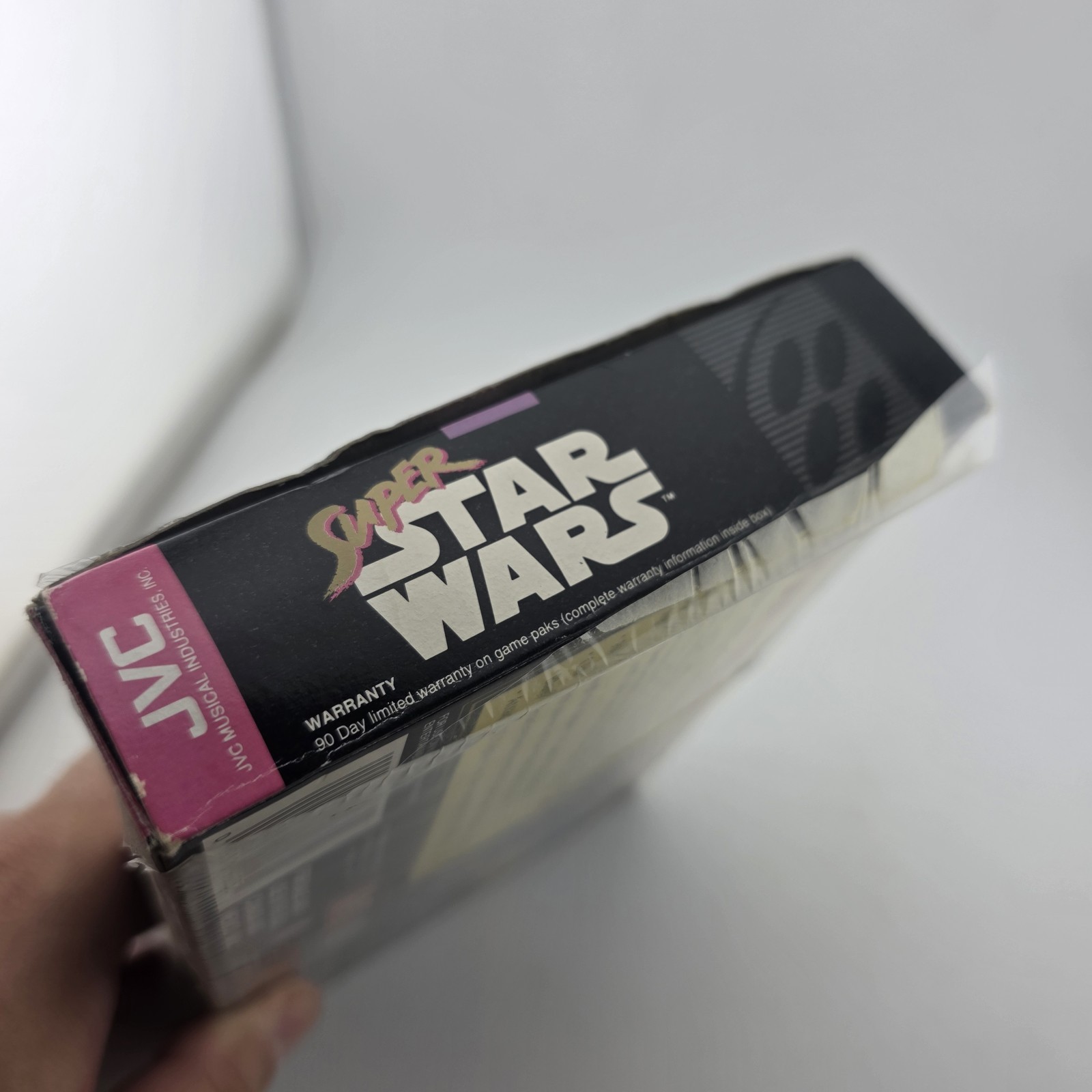Super Star Wars – Box With Reg Card Poster Shrink Wrap Super Nintendo (No Game)