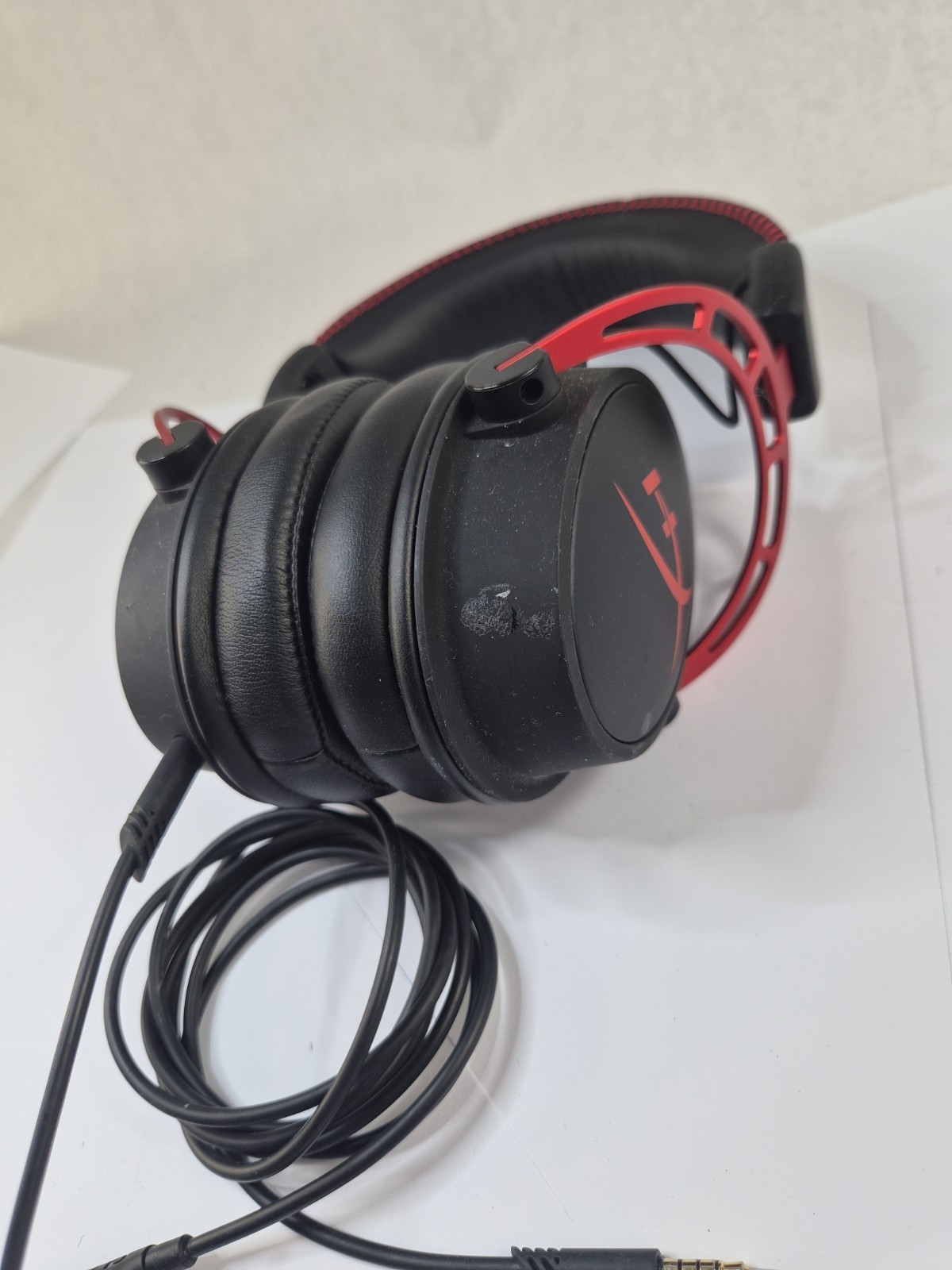 Used Hyper X Cloud 3 Wired Gaming Headset – Black/Red, No Mic