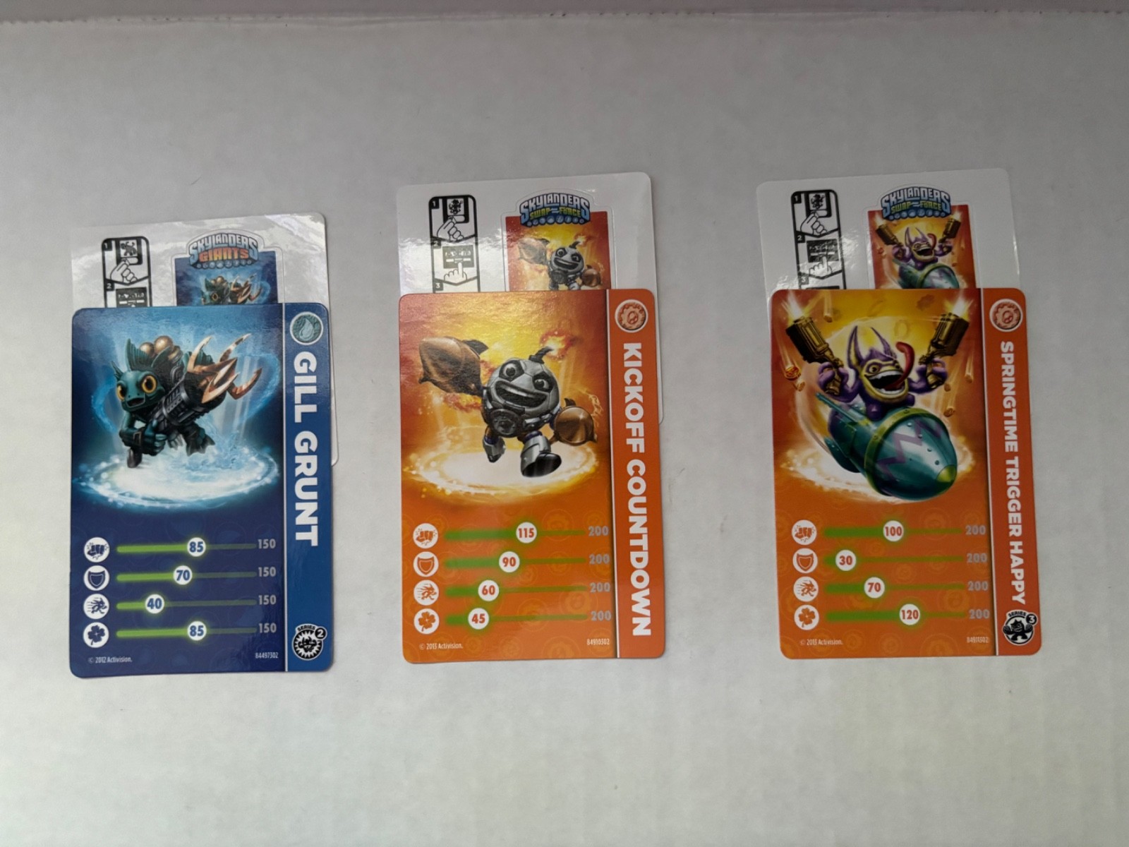 Skylanders Limited Edition Lot 3 | Trigger Happy + Gill Grunt + Countdown