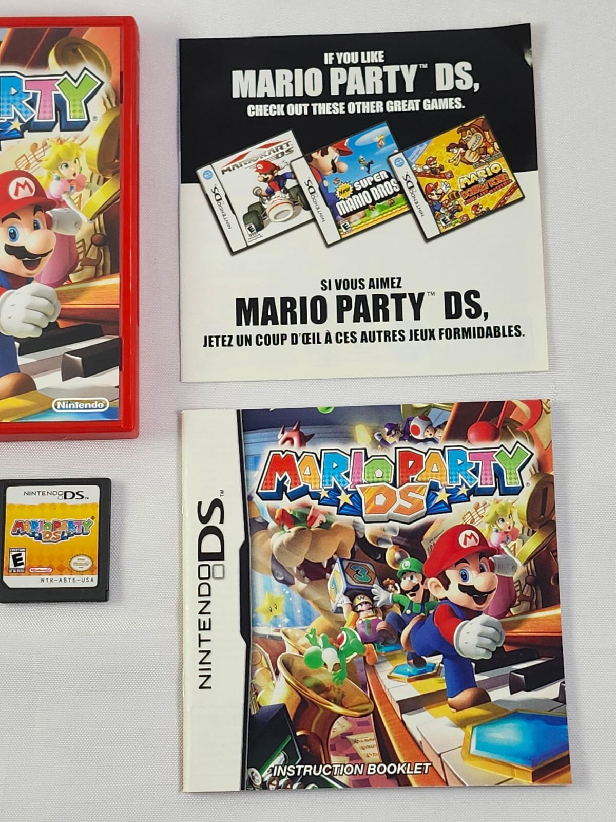 Complete Mario Party DS Nintendo 2007 Video Game with Booklet & Case CIB