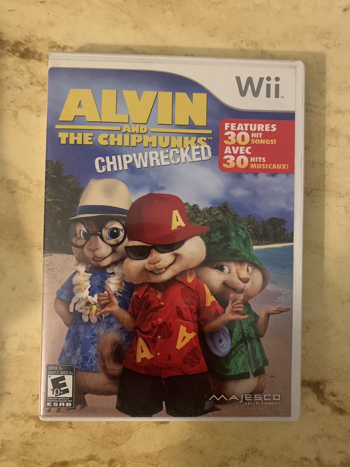 Alvin and the Chipmunks: Chipwrecked (Nintendo Wii, 2011) Complete