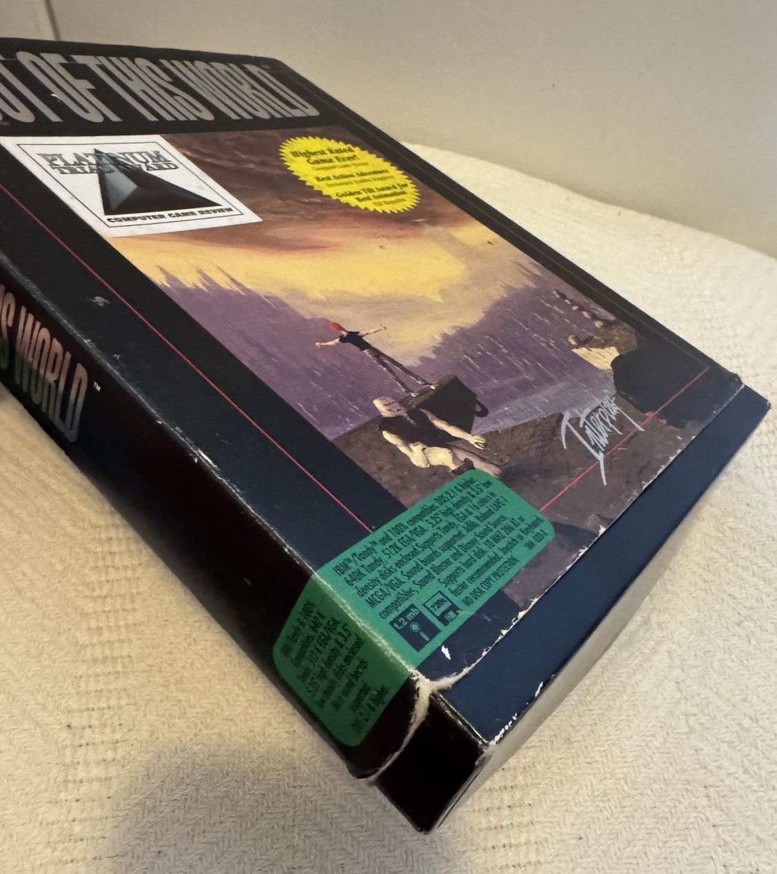 Interplay Out of This World Adventure Game – PC 1991 – Floppy Discs, IBM MS-DOS