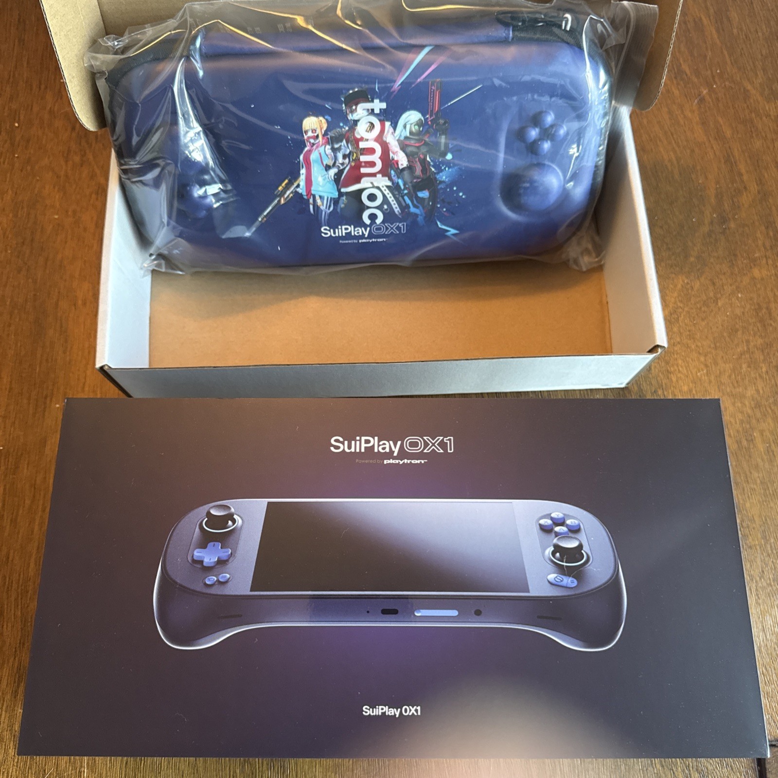 SuiPlay0x1 Handheld Game Console New + Case