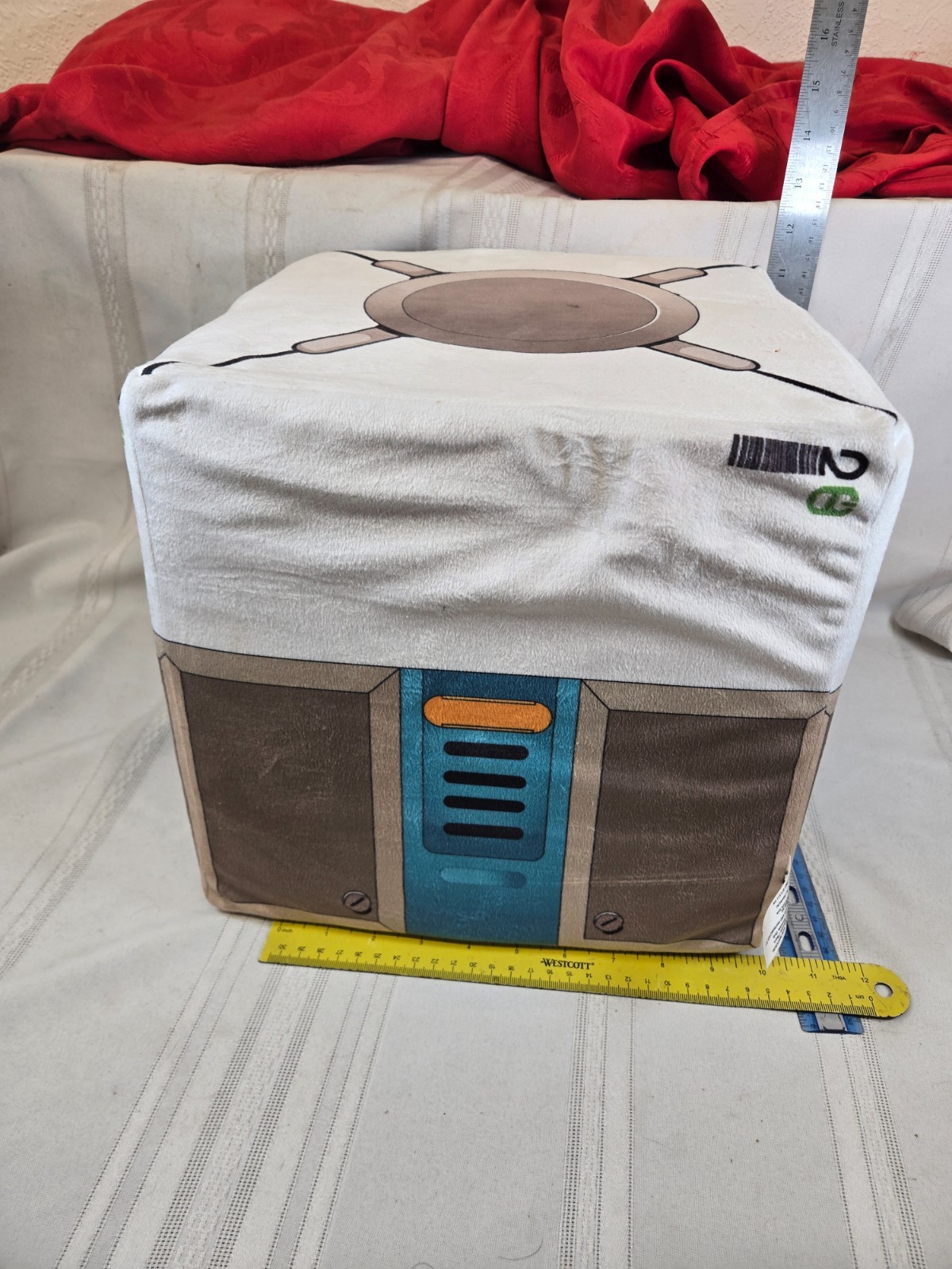 DIRTY Overwatch loot box lootbox, Blizzard Plush 12″