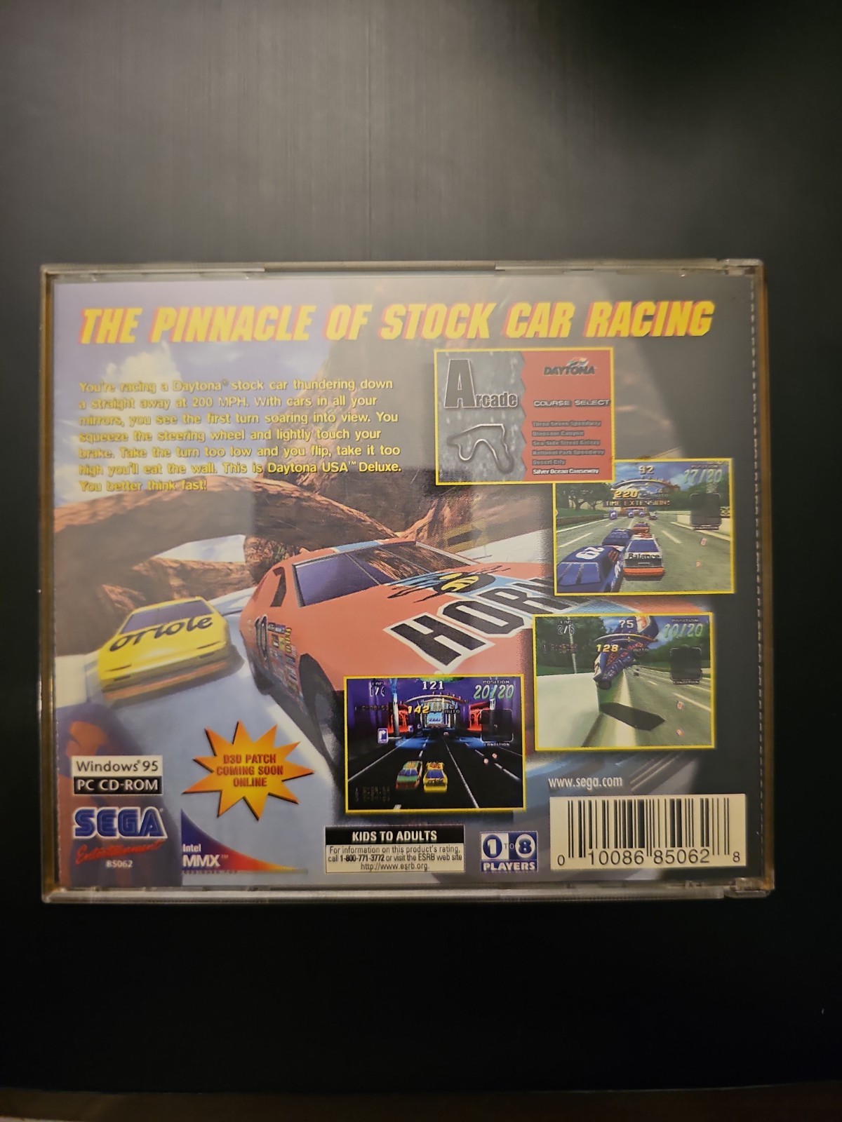 Daytona USA Deluxe Edition PC 1997 Windows 95 Rare Sega