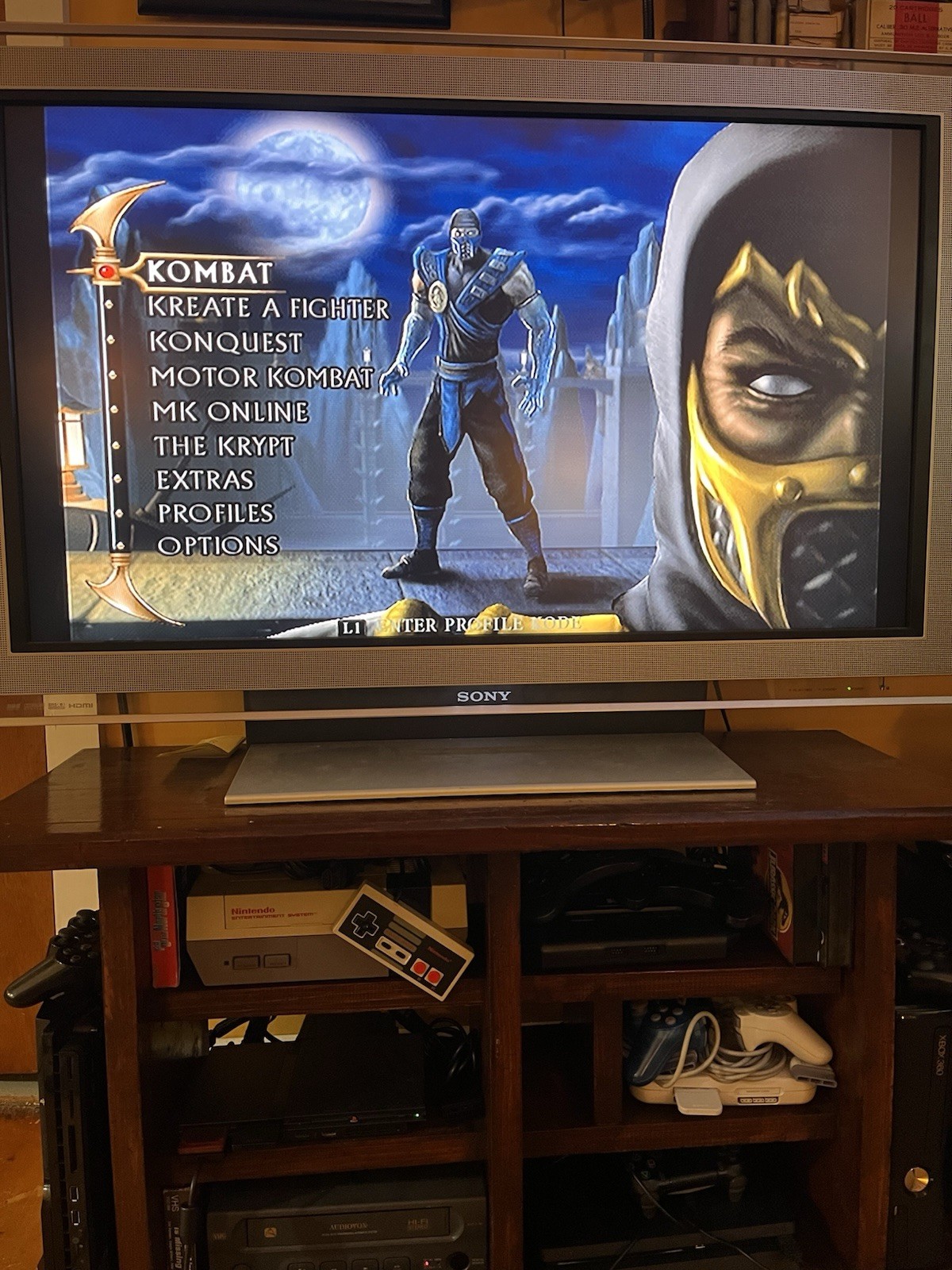 Mortal Kombat Armageddon PS2 Premium Edition Johnny Cage Goro CIB TESTED WORKS