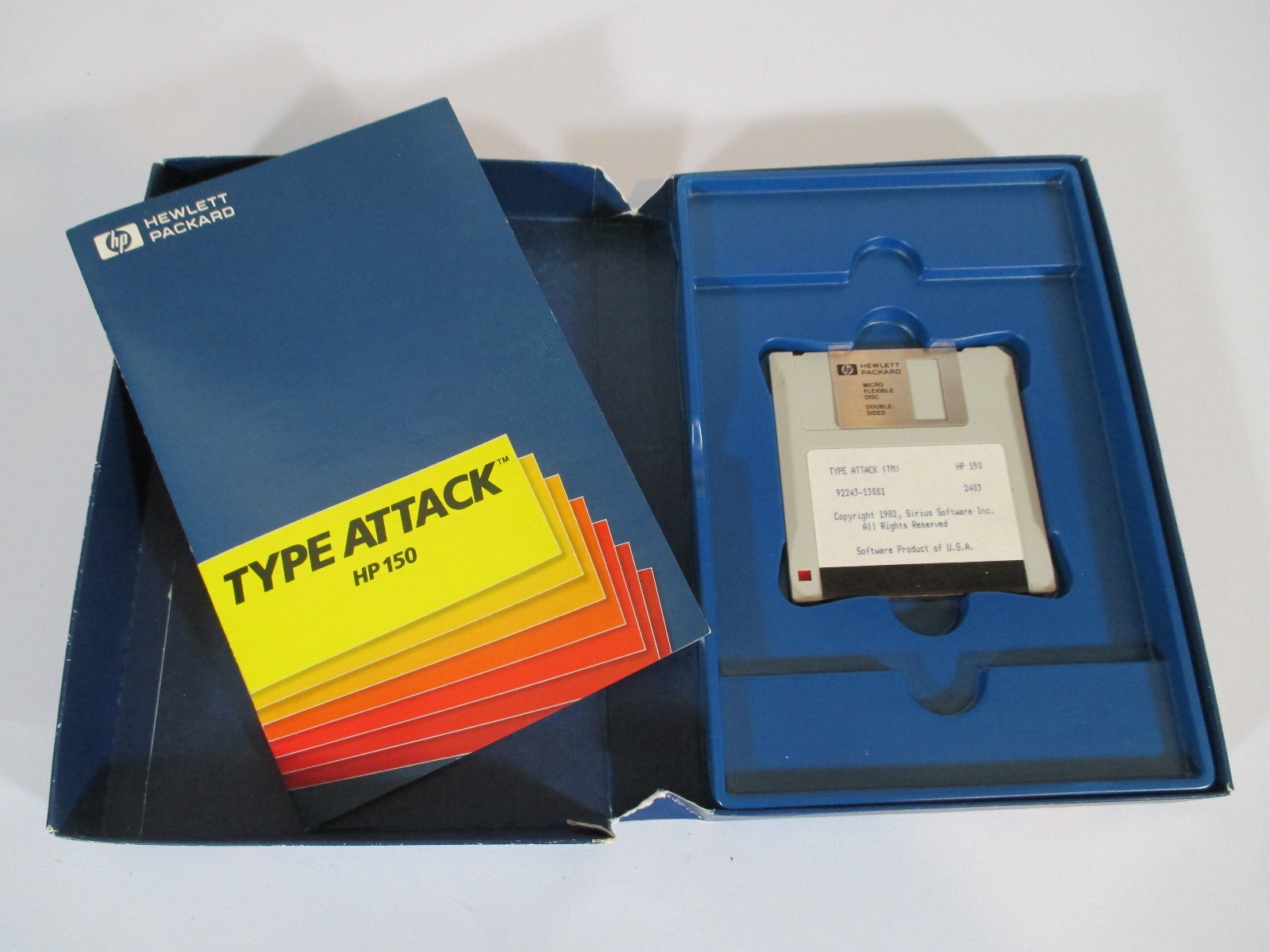 Vintage HP “Type Attack” PC Game On 3.5″ Floppy Disk