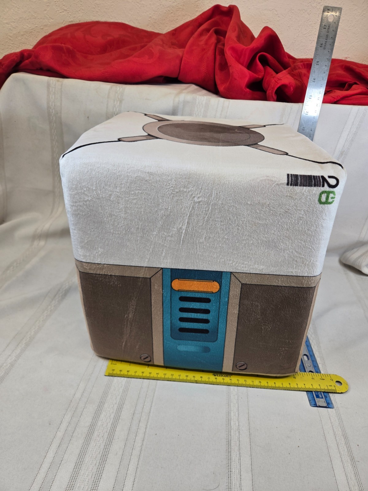 DIRTY Overwatch loot box lootbox, Blizzard Plush 12″