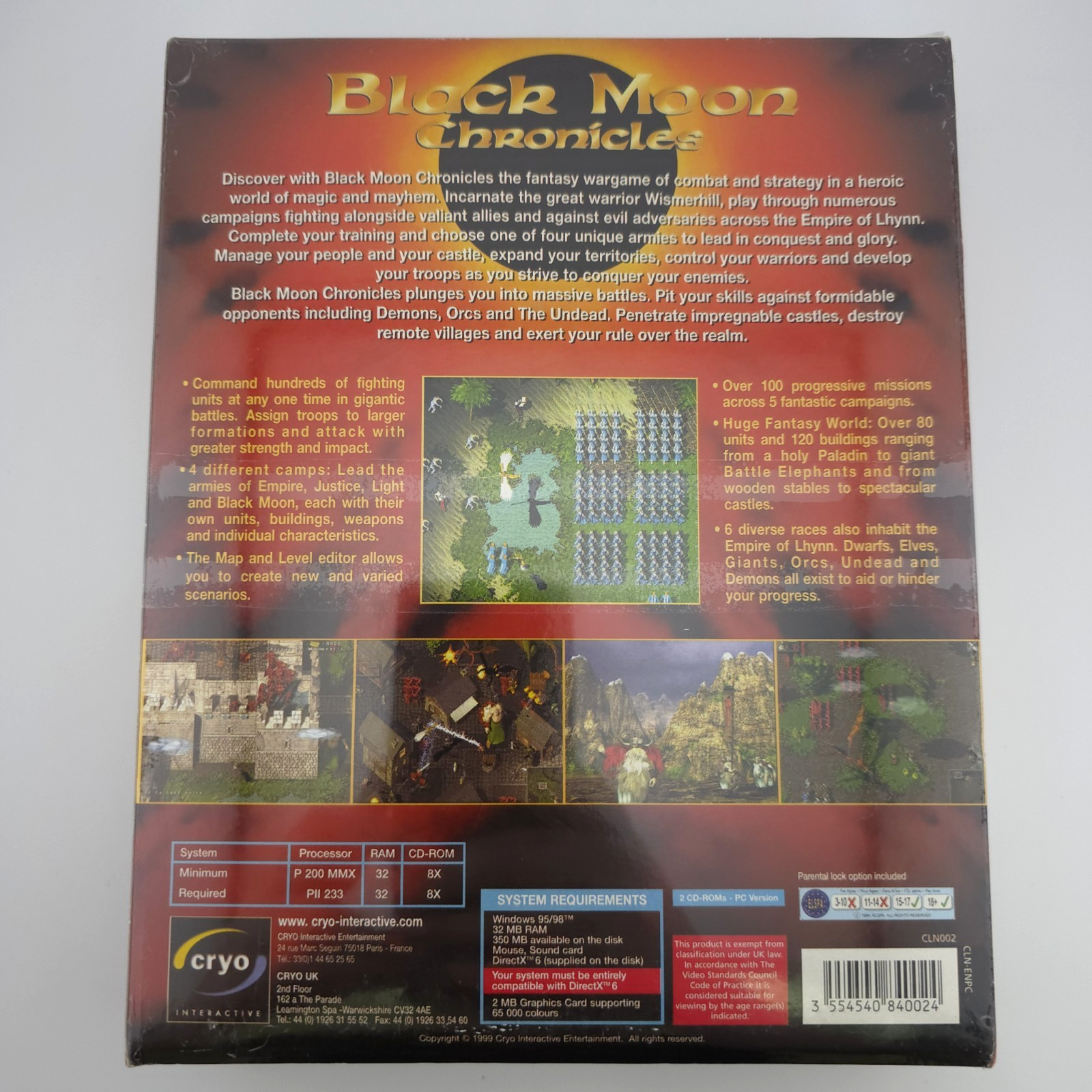 Black Moon Chronicles, 1999, Big Box, New & Sealed