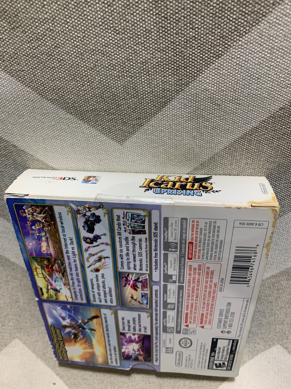 Kid Icarus Uprising Nintendo 3DS Big Box CIB Sealed AR Cards NO 3DS Stand