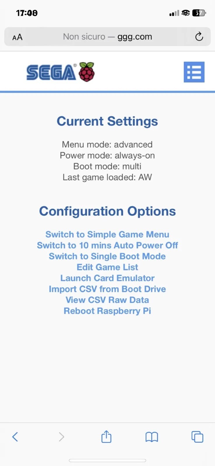 Sega Naomi 2 Net Dimm 4.02 512mb + Raspberry Game Manager By Smartphone Piforce