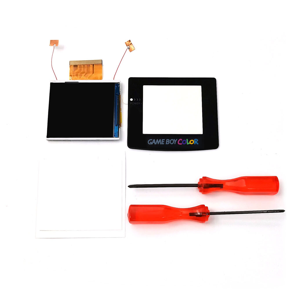 HISPEEDIDO Real Drop in 2.45″ GBC Retro Pixe HD IPS LCD Kit For Gameboy Color
