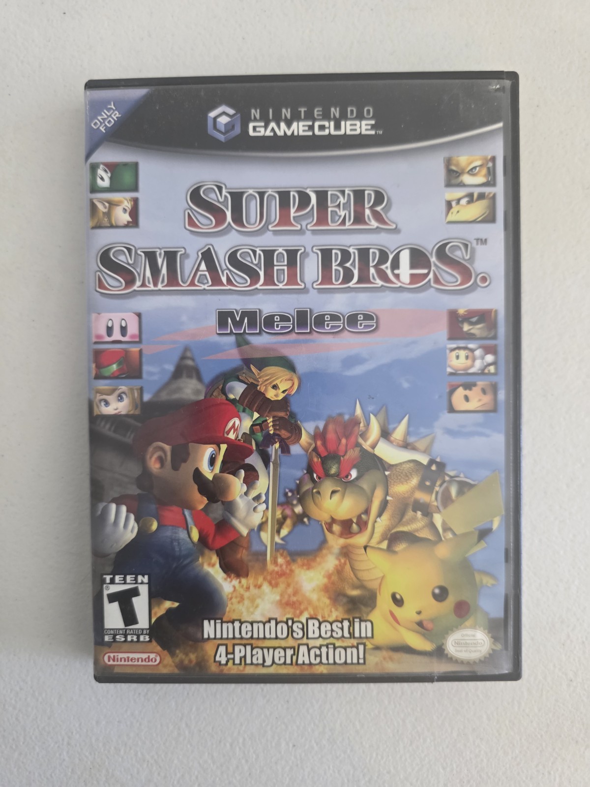 READ! Super Smash Bros. Melee 2001 for Nintendo GameCube, Case & Disc ONLY