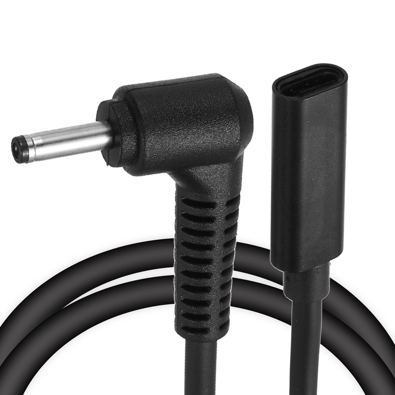0.5FT USB C to DC PD Power Fast Charging Cable, 3.5mmx1.35mm 65W/18V-20V(Black)
