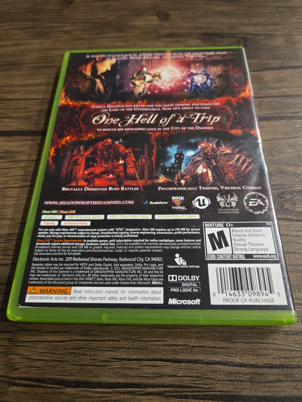 Shadows of the Damned – Microsoft Xbox 360