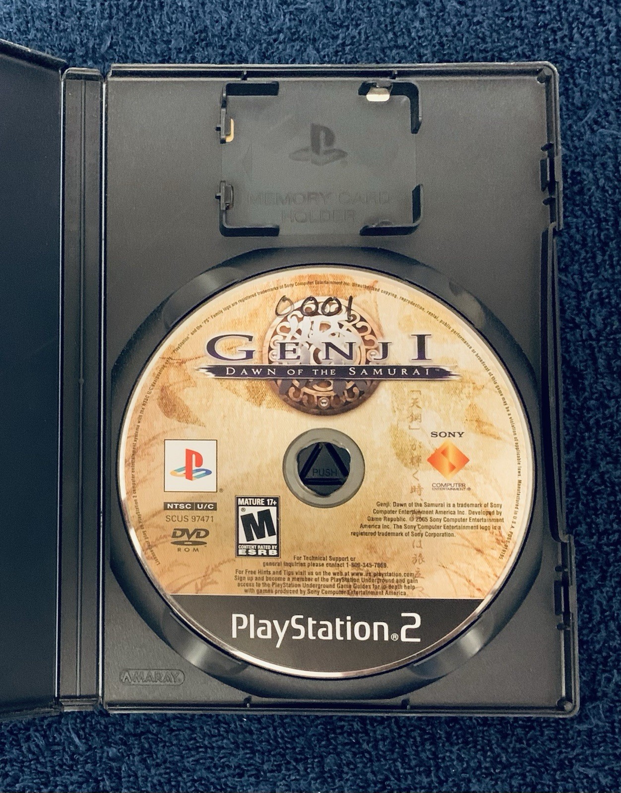 Genji: Dawn of the Samurai (Sony PlayStation 2, 2005) PS2 No Manual