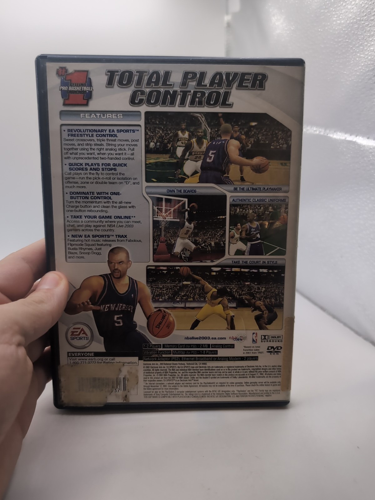 NBA Live 2003 PlayStation 2 PS2 Complete In Box