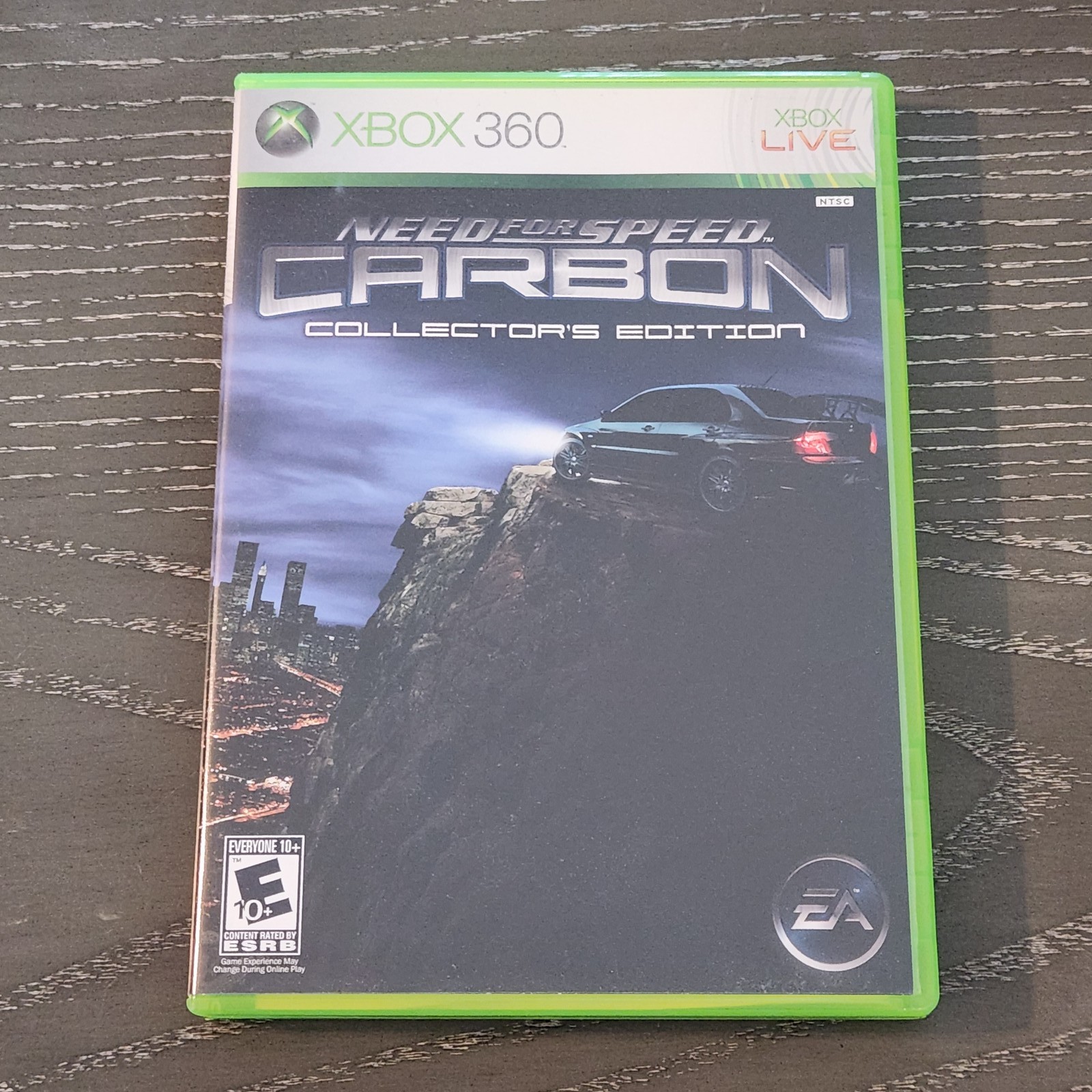NO GAME Xbox 360 Need for Speed Carbon Collector’s Edition Case Manual Bonus DVD