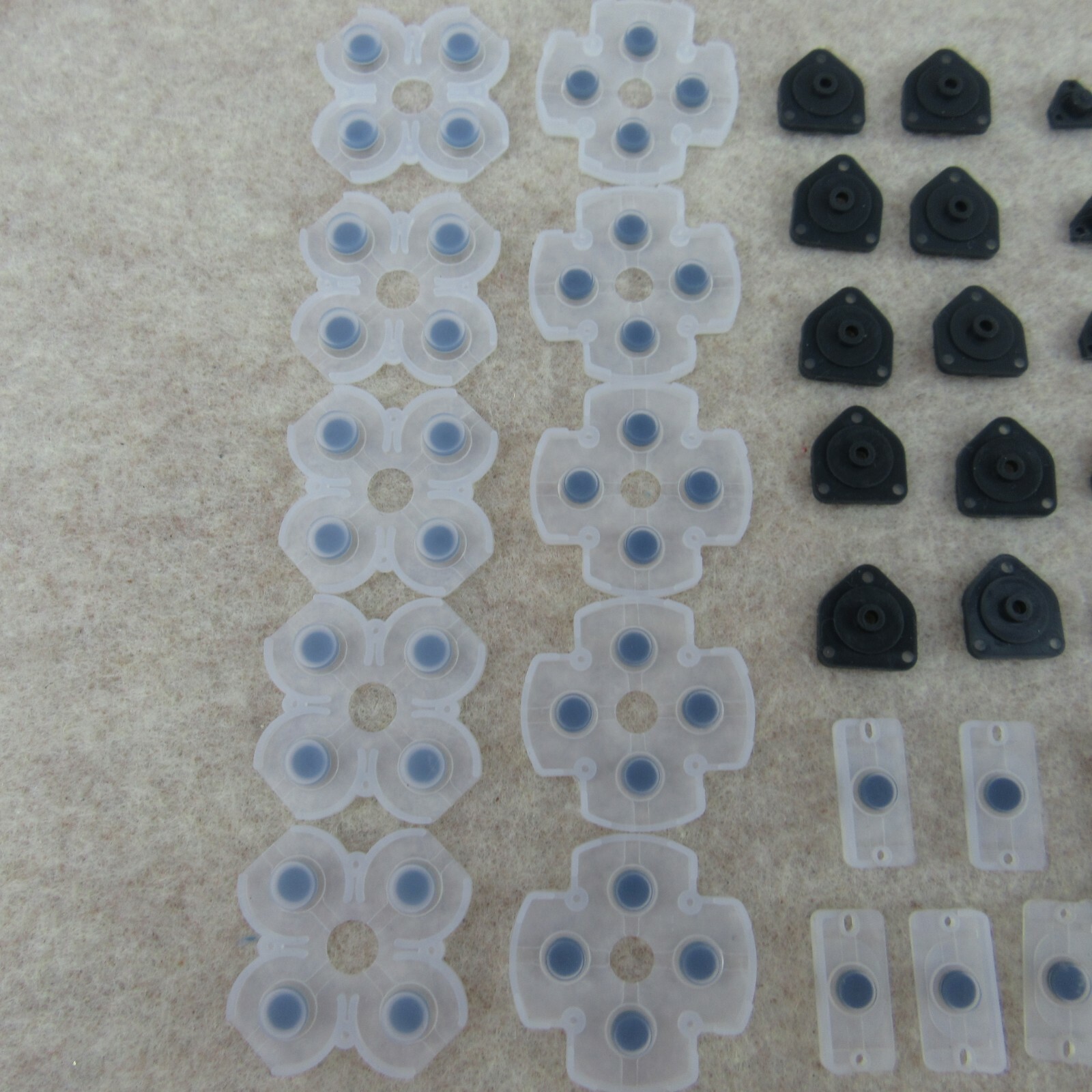 For PS4 Controller Replacement Rubber Conductive Pads Silicone Buttons Set of 5