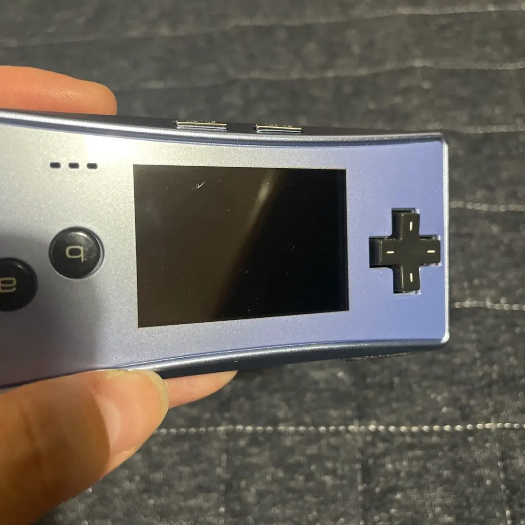 [Excellent Condition] Nintendo Game Boy Micro Blue Silver Japan
