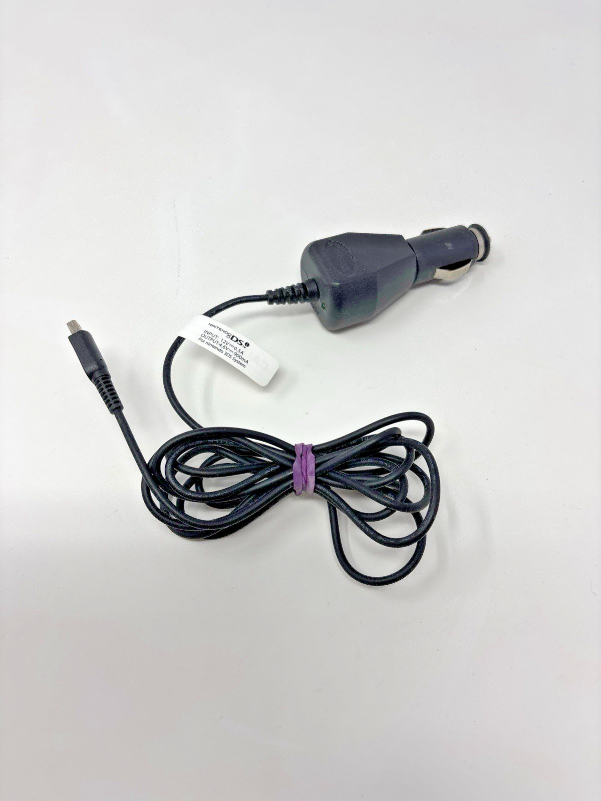 Official Nintendo 3DS Car Charger 12v Auto Adapter OEM 4.6V 900mA