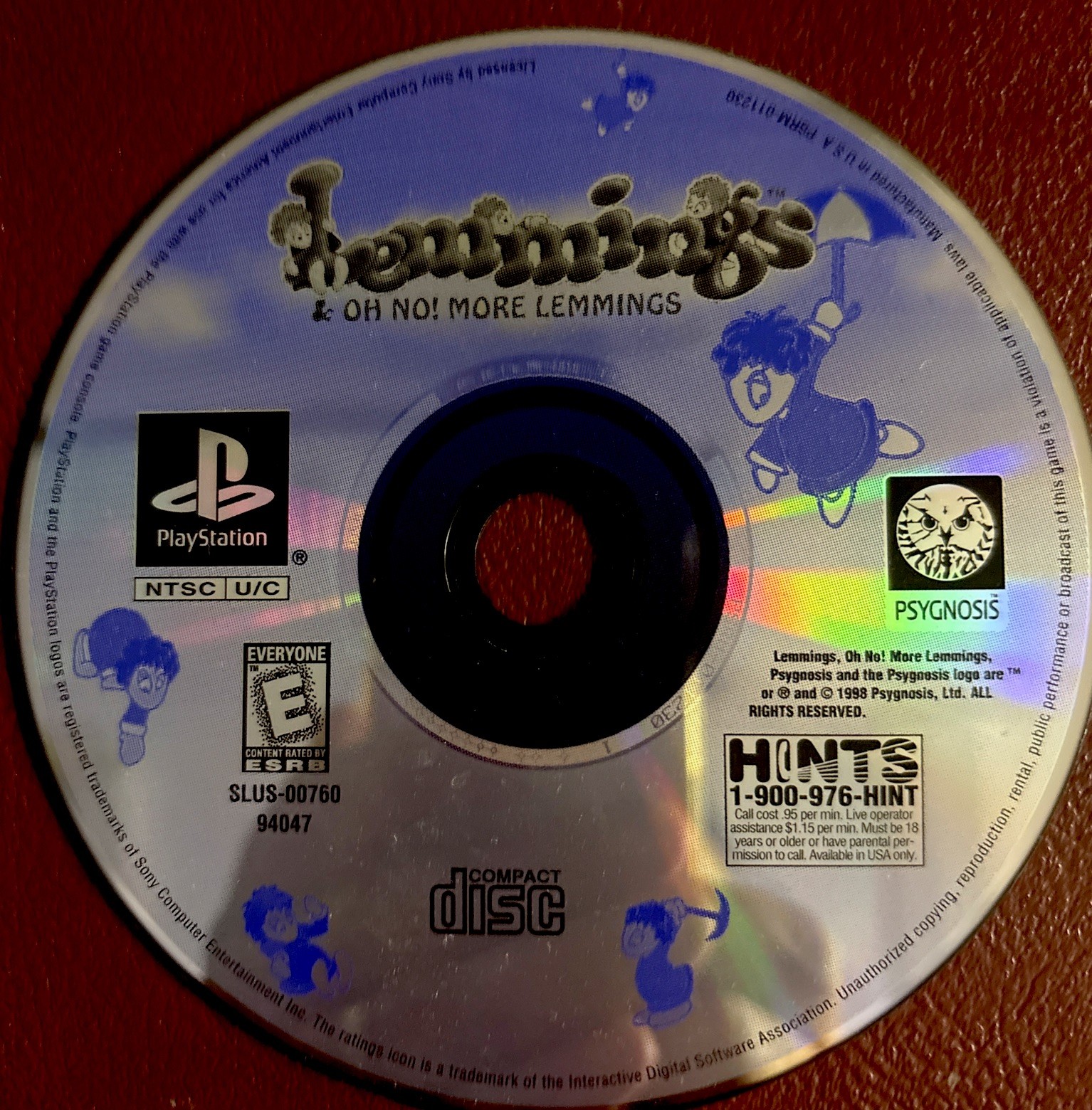 Lemmings & Oh No More Lemmings (Sony PlayStation 1, 1998)