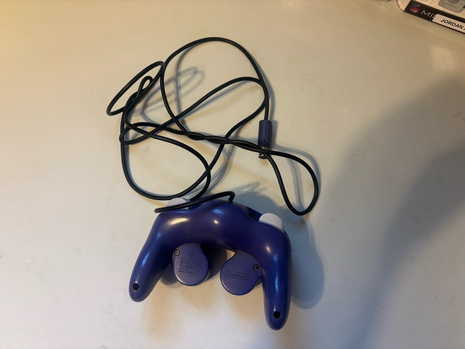 Nintendo GameCube Controller Original OEM Purple Indigo DOL-003 Tested Works
